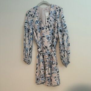 parker floral mini dress NWT size small